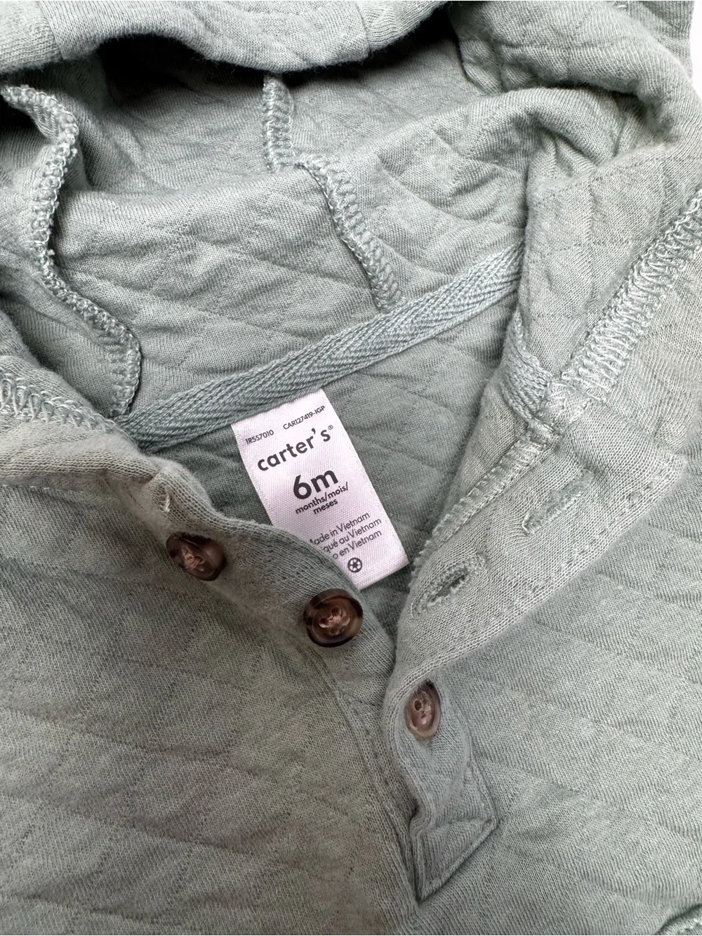 Infant Quilted Hoodie & Jogger Set